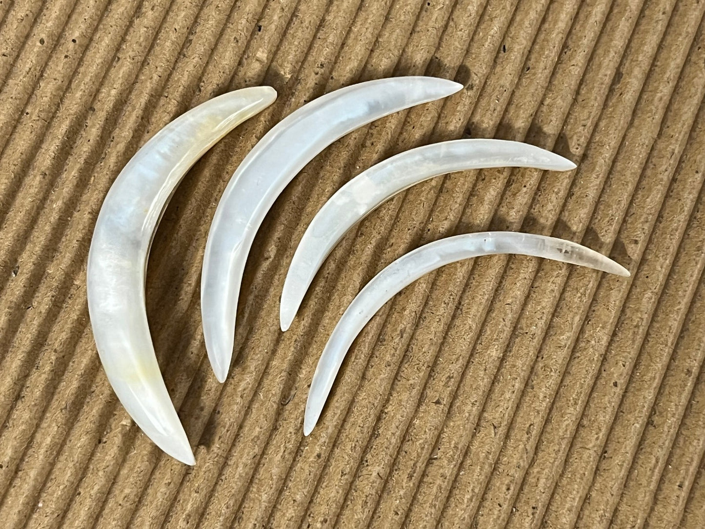 1pc Curved Mother of Pearl Septum Tusk Ring Body Jewelry