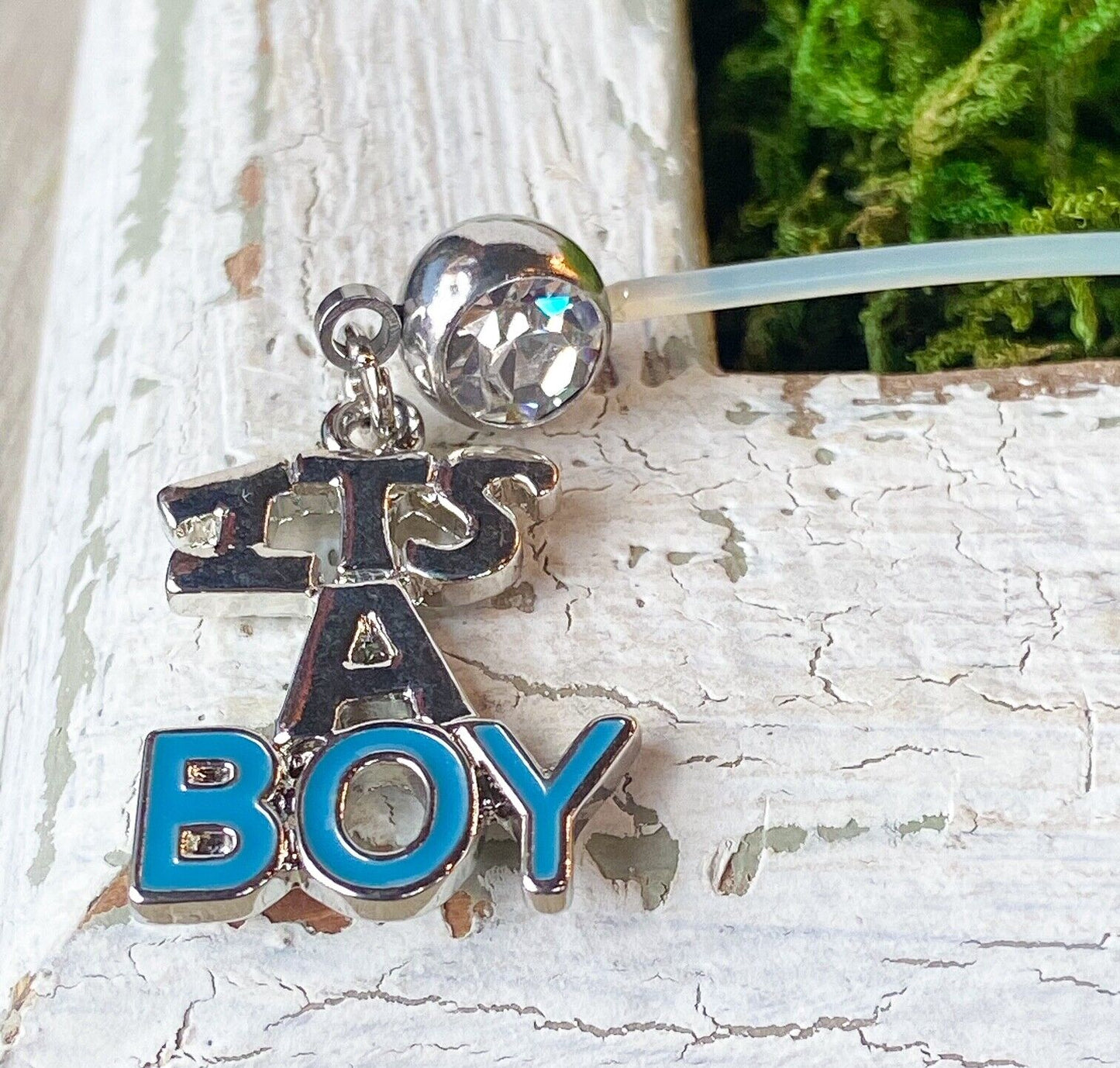 2" Bioflex Pregnancy Belly Ring It's a Boy/Girl Maternity Navel Naval