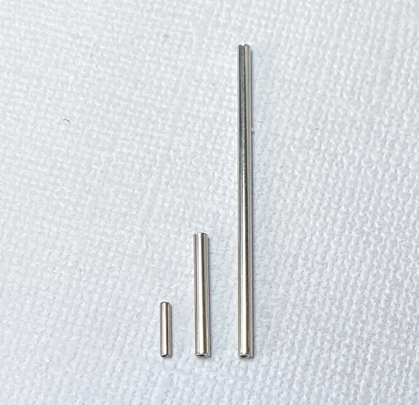 Body Jewelry Replacement Parts - 10pk Internally Threaded Steel Straight Barbell