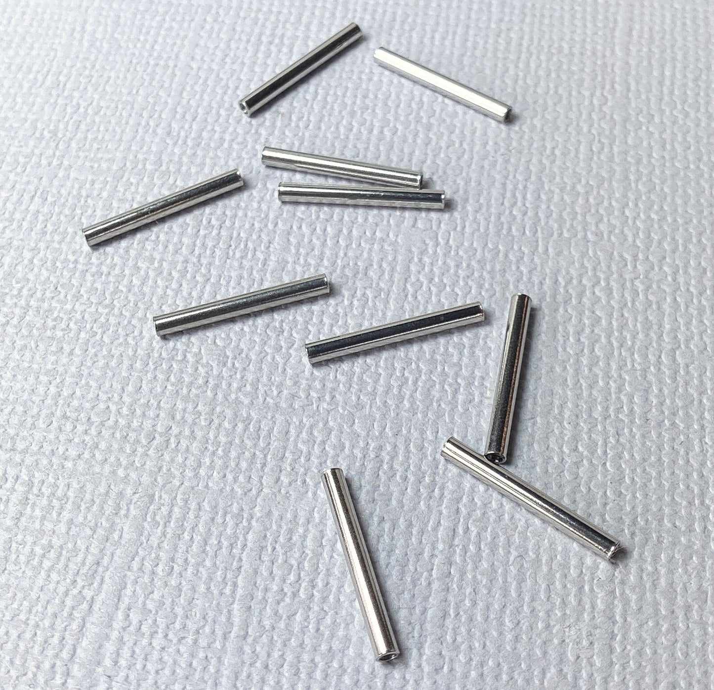 Body Jewelry Replacement Parts - 10pk Internally Threaded Steel Straight Barbell