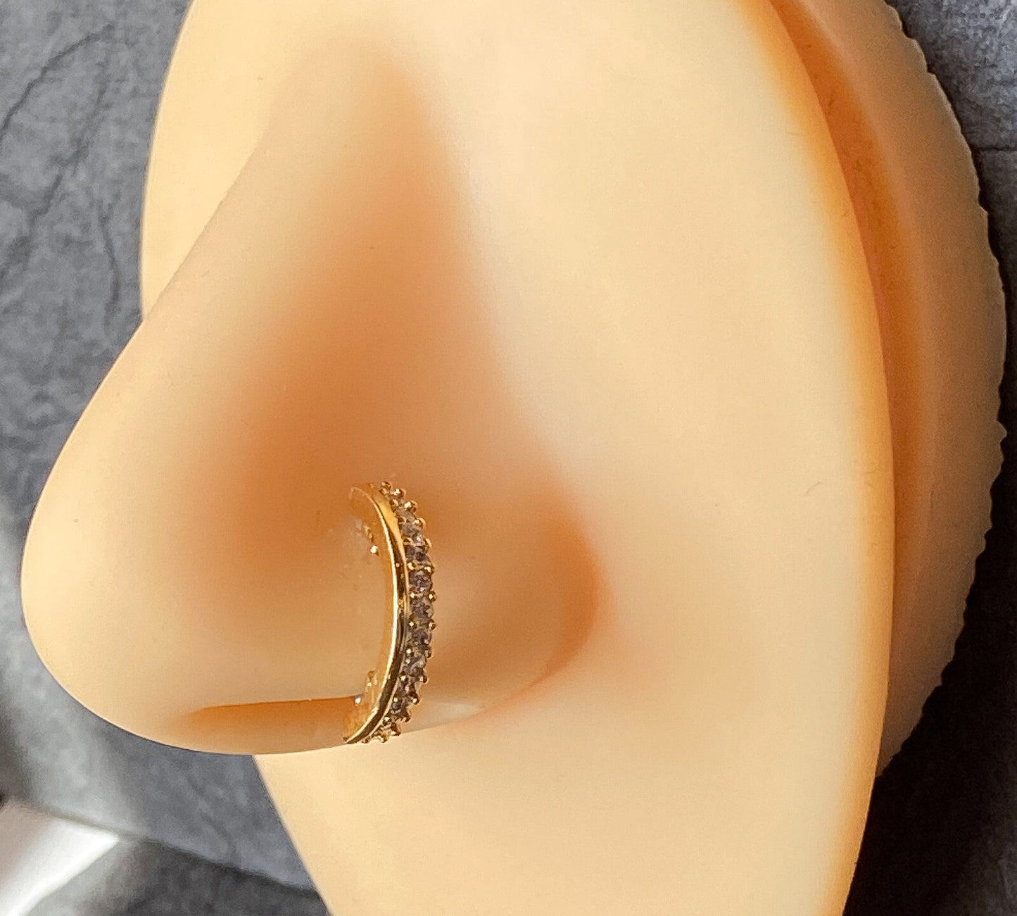 1pc Bendable Half Circle Nose Hoop / Cartilage Ring Rook Daith Helix Tragus