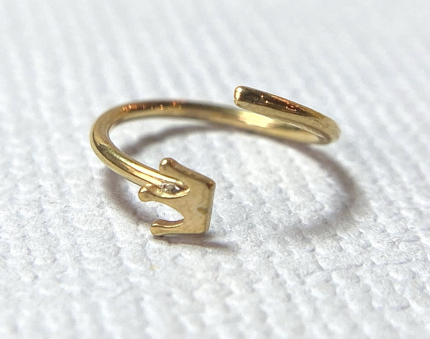 1pc Bendable Steel Hoop Nose Cartilage Ring Crown Rook Daith Helix Tragus