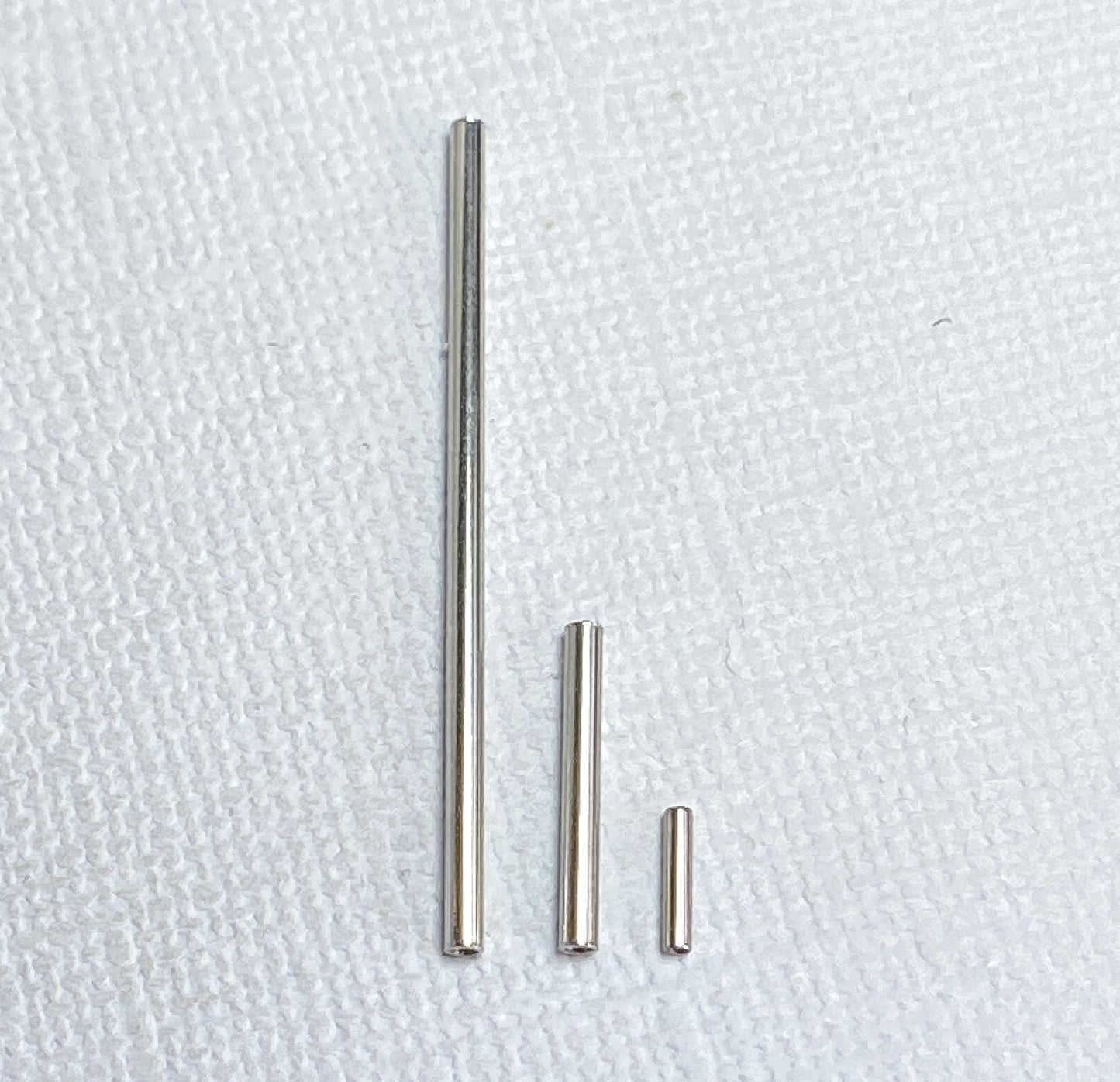Body Jewelry Replacement Parts - 10pk Internally Threaded Solid Titanium Barbell