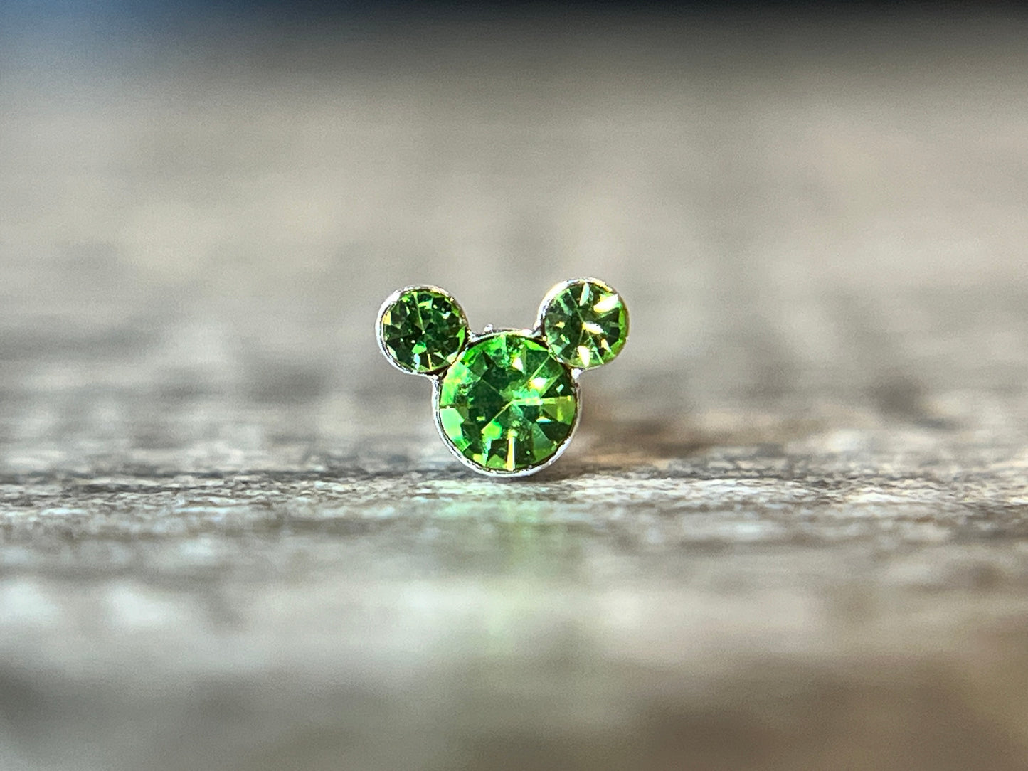 1pc Mouse Gem Nose Ring Stud Bone 20g Nostril Piercing Jewelry