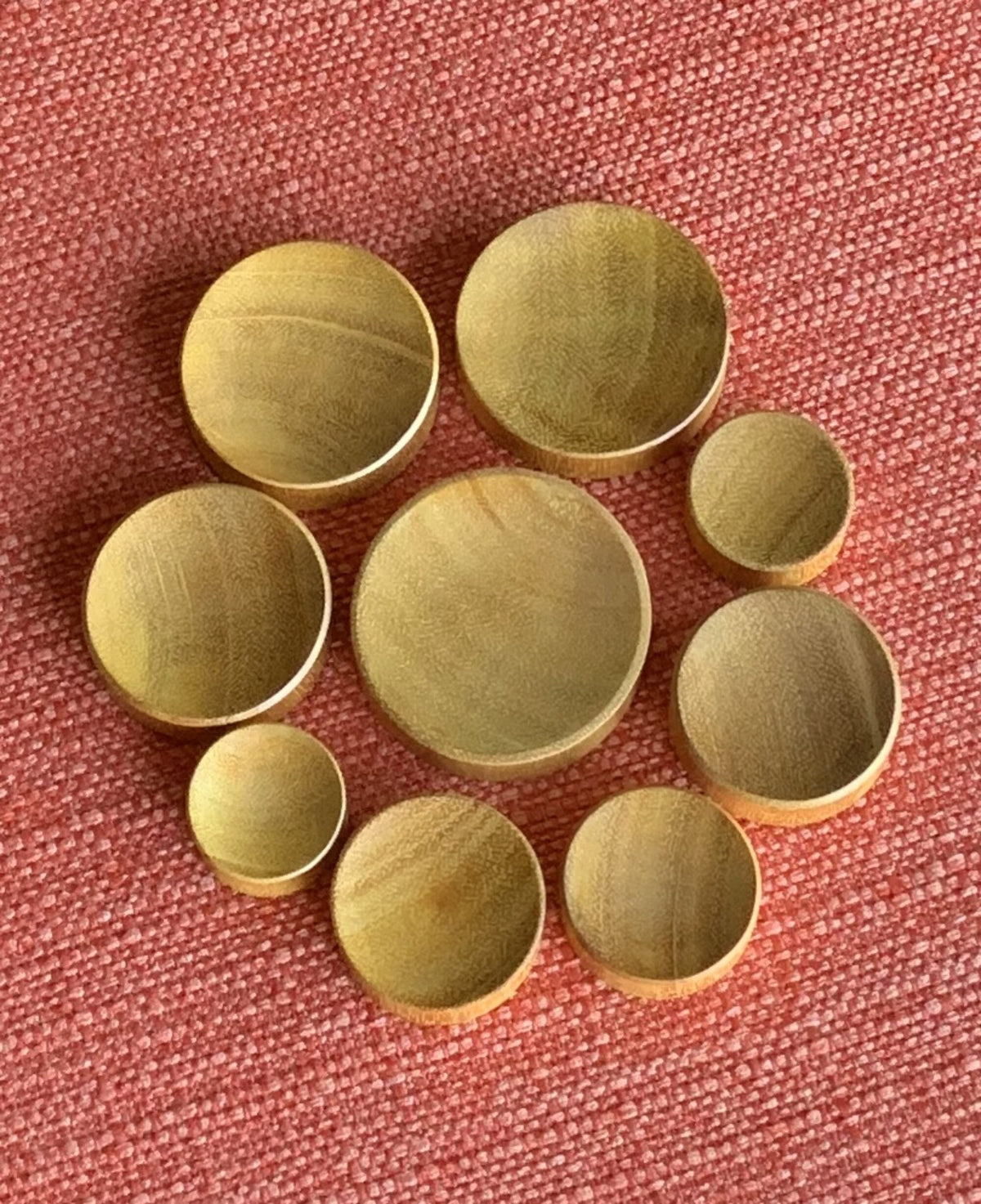 PAIR of Stunning Organic Concave Jackfruit Wood Plugs - Gauges 1" (25mm) thru 52mm (a little over 2") available!