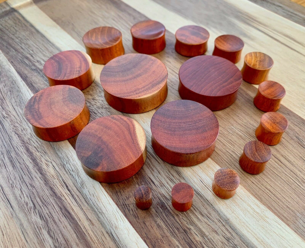 PAIR of Stunning Organic Chang Wood Plugs - Gauges 8g (3.2mm) up to 1&1/2" (38mm) available!